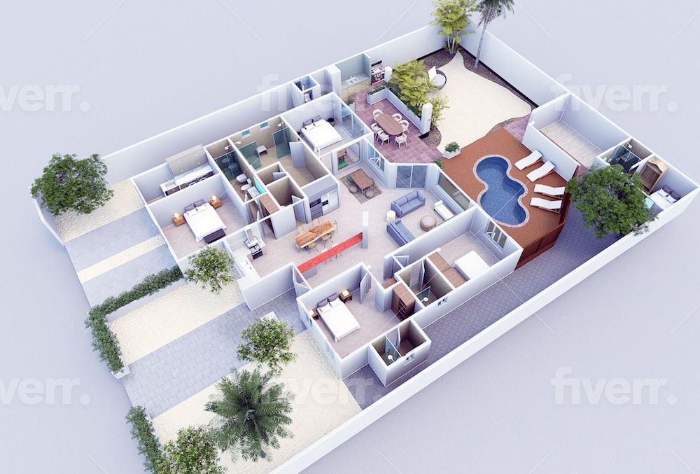 New Mediterranean Villa 5bed 5bath Across-marriott