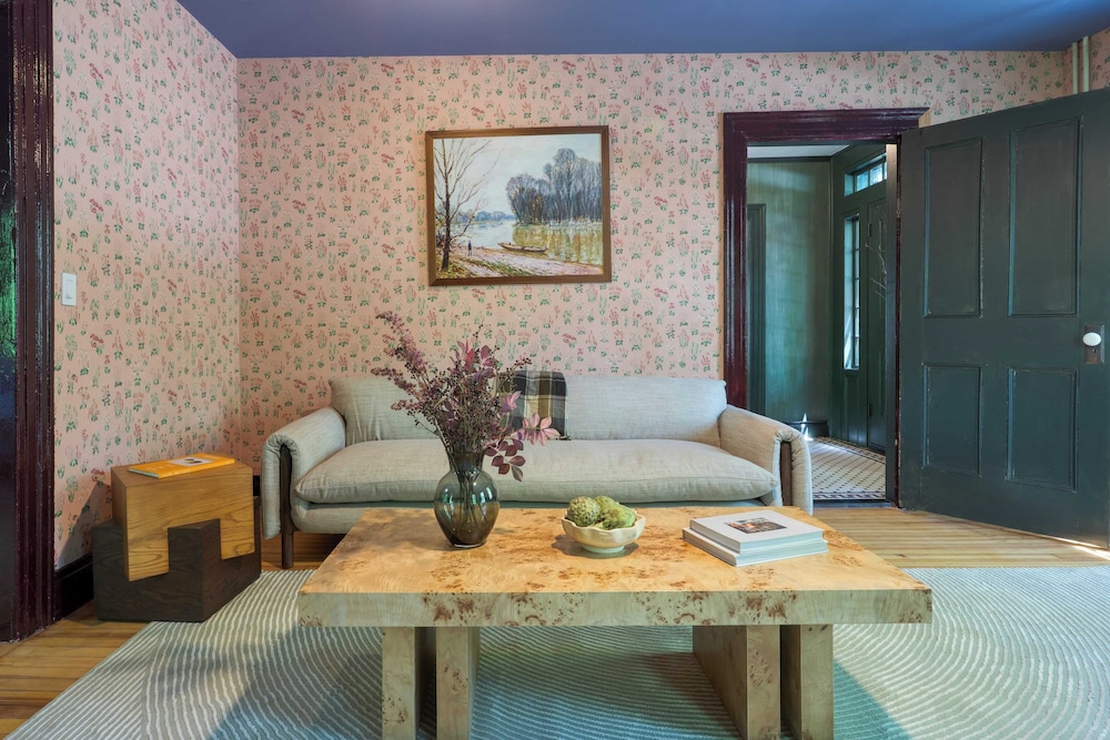 Relax in Style at Historic Modern on Main With Modern Amenities & Wooded Views