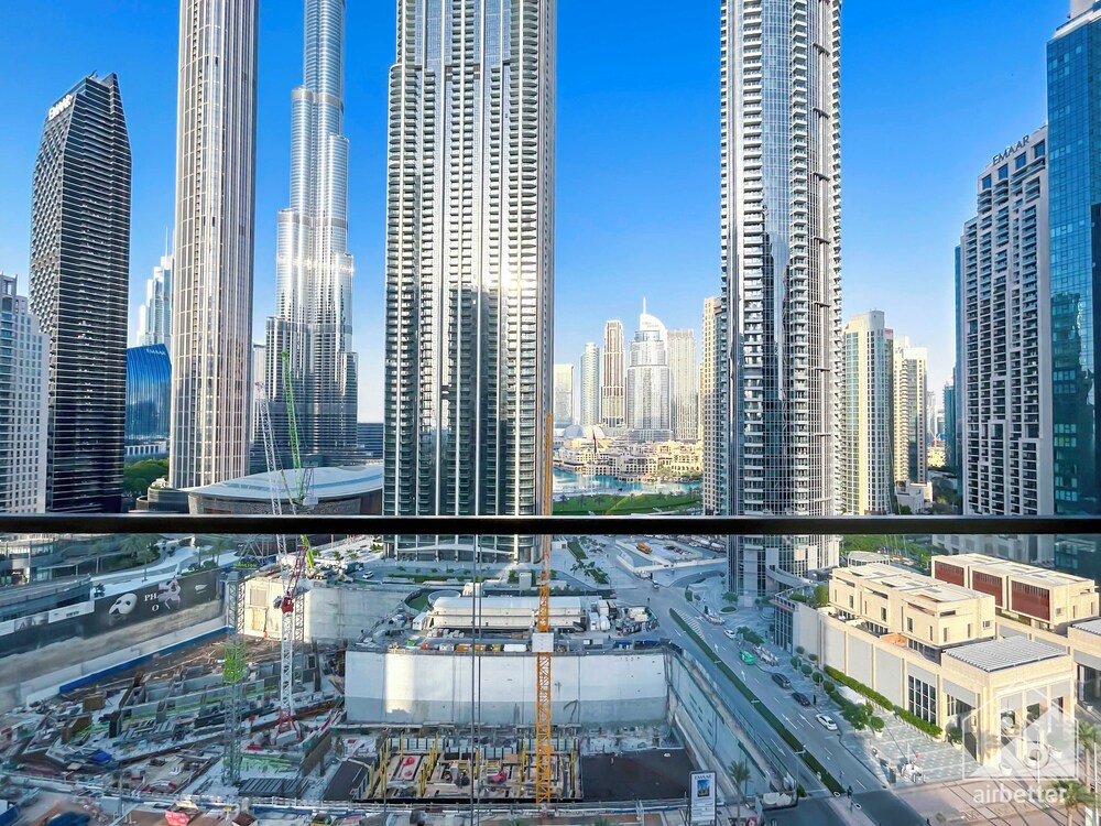 Luxurious 4B Balcony & Views Burjcrown Downtown