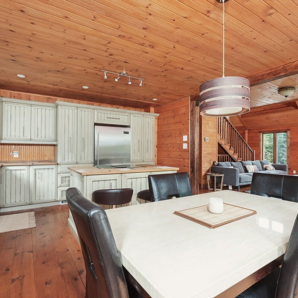 Chalet Bonheur -spa in Nominingue
