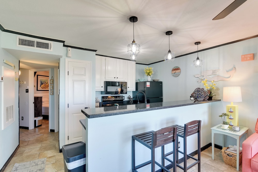 Across From Beach: Resort-style Galveston Condo