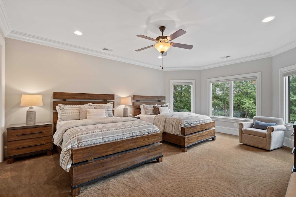 Livin' Large Lake Norman Estate w/ Pool, Dock, Game Room & Scenic Views
