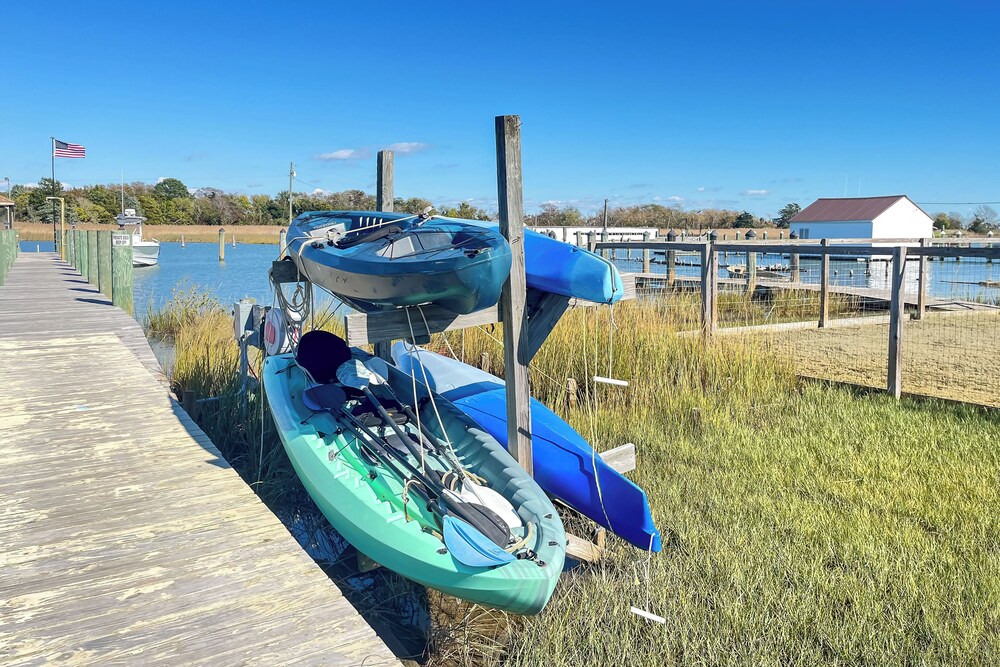 Fishing & Boating Retreat! Smith Island Cottage