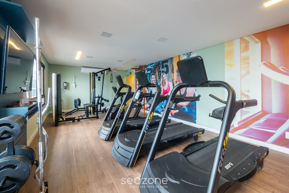 Apts 120 m From Barra Beach With Pool and gym in the Building - Esbs