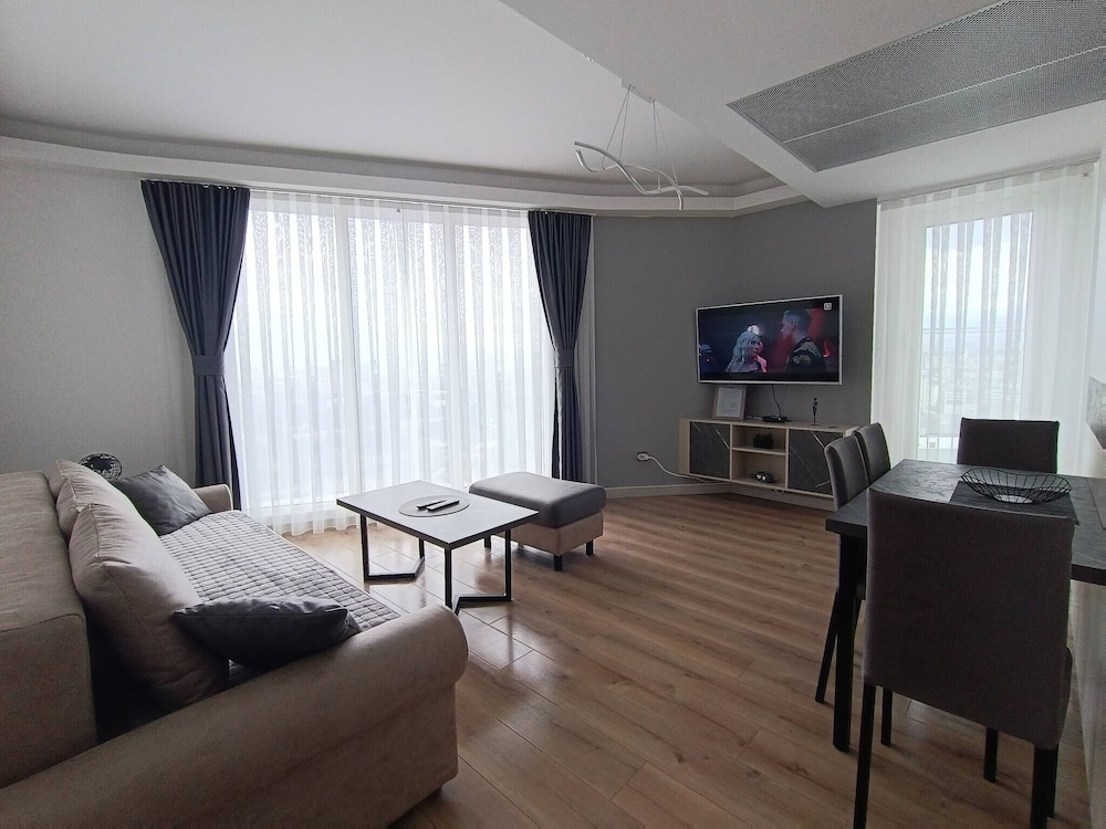 19th Floor Condo in Cevahir With Pool & Fitness