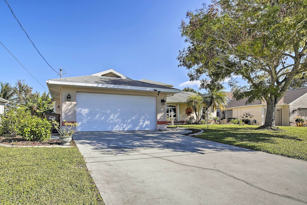 Canal-view Home w/ Lanai in Cape Coral! view 3