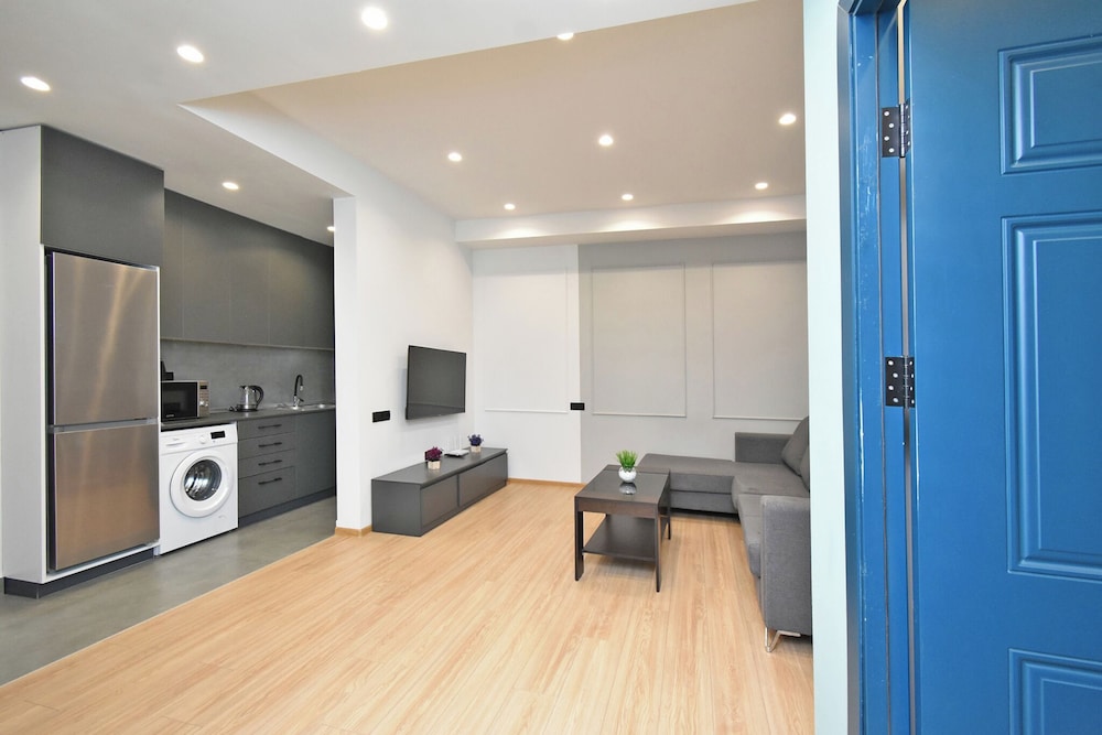 Blue door apartment on Zavaryan street