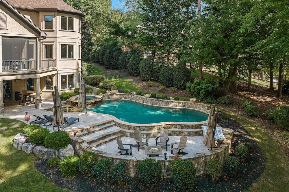 Livin' Large Lake Norman Estate w/ Pool, Dock, Game Room & Scenic Views