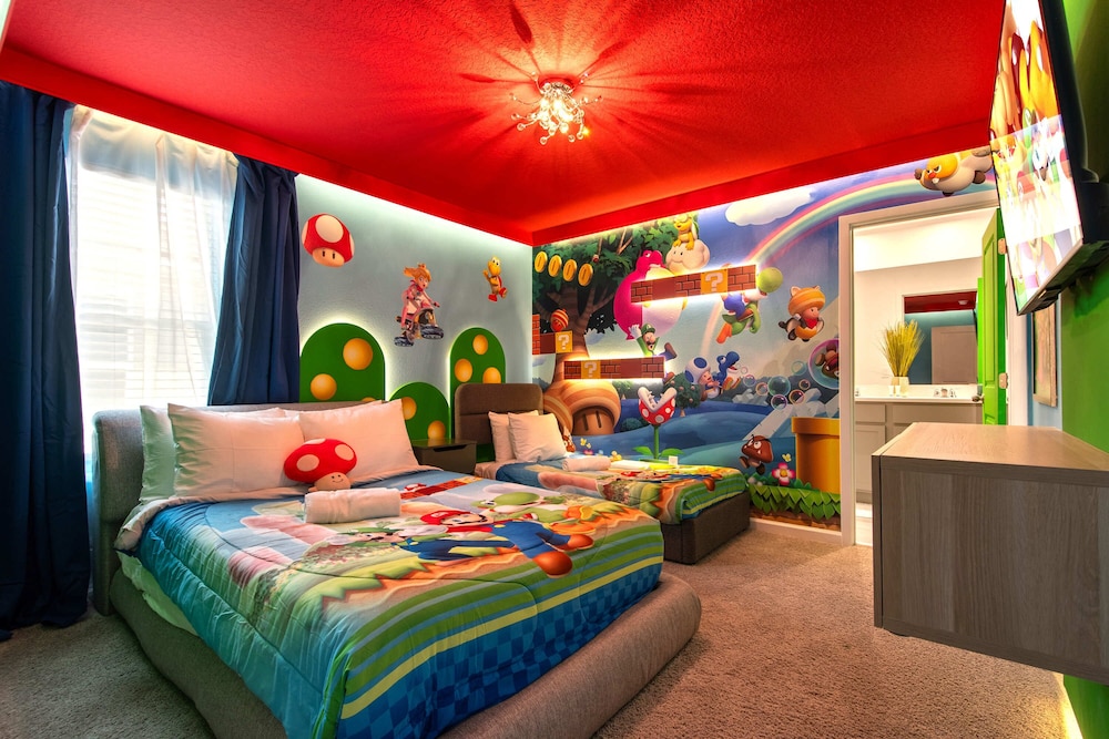 Luxe 9-bedroom Escape With Private Pool & Game Loft Solara Resort Near Disney
