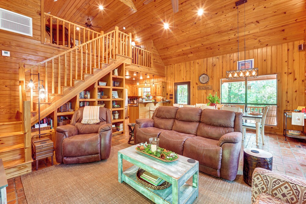 Riverfront Cabin w/ Outdoor Oasis in Seminary! - Property Image 13