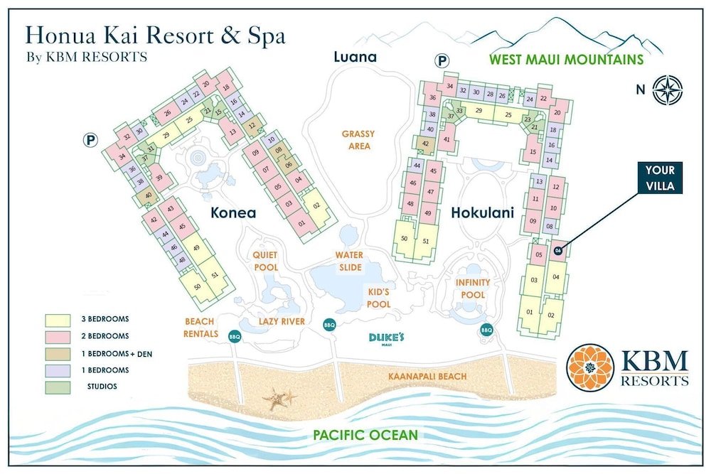 Honua Kai Ml-1796 3 Free Cars KBM Resorts