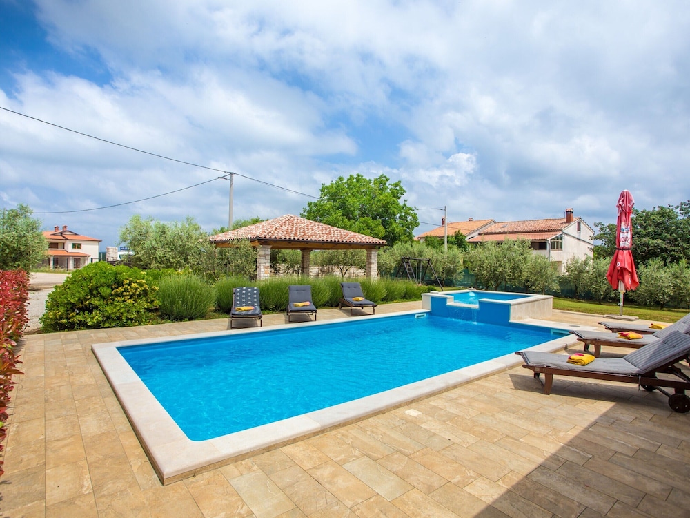 Villa in Medvidici With Pool Near Porec Beach view 3