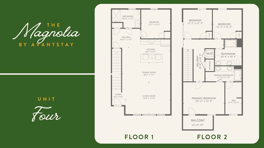 The Magnolia 4 by Avantstay Germantown Balcony