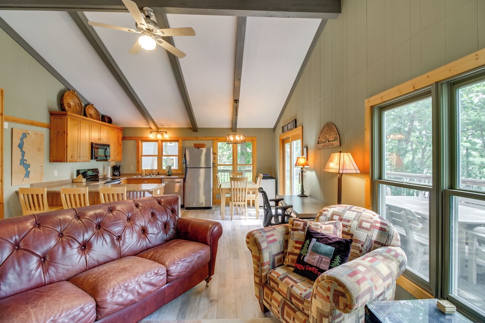 2 Mi to Marina: Family Home on Sibley Lake!