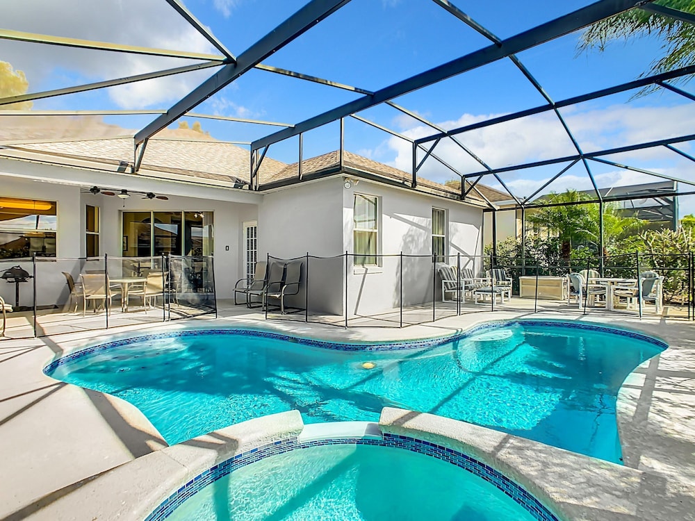 Elegant 5BR Home w Private Pool Spa Near Disney