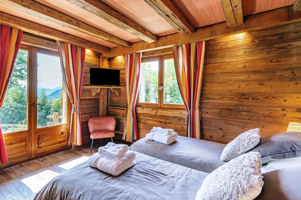 Luxueux Chalet Baron Meg ve vue Jaccuzi Pour 12