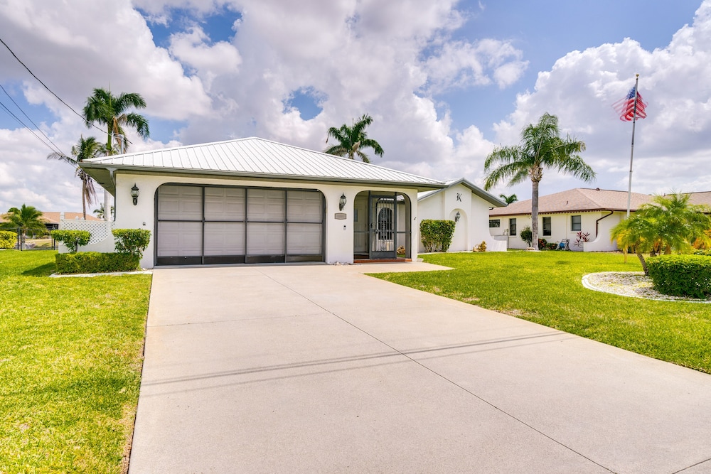 Lanai & Pool: Waterfront Cape Coral Home! view 4