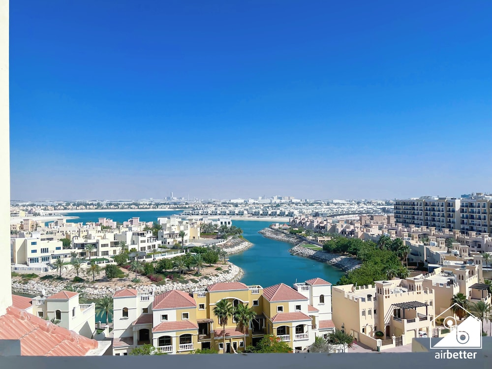 Peaceful Lagoon View l 1BR in RAK With Balcony