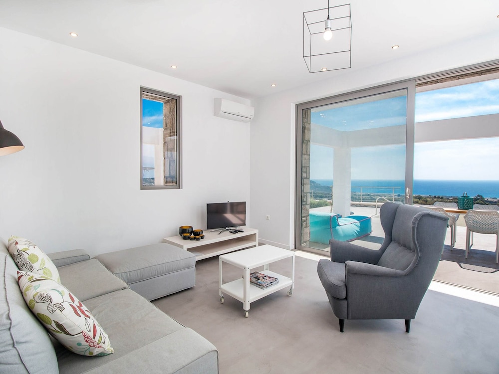 Sea View Villa in Kalythies with Private Pool near 3 Beaches view 5