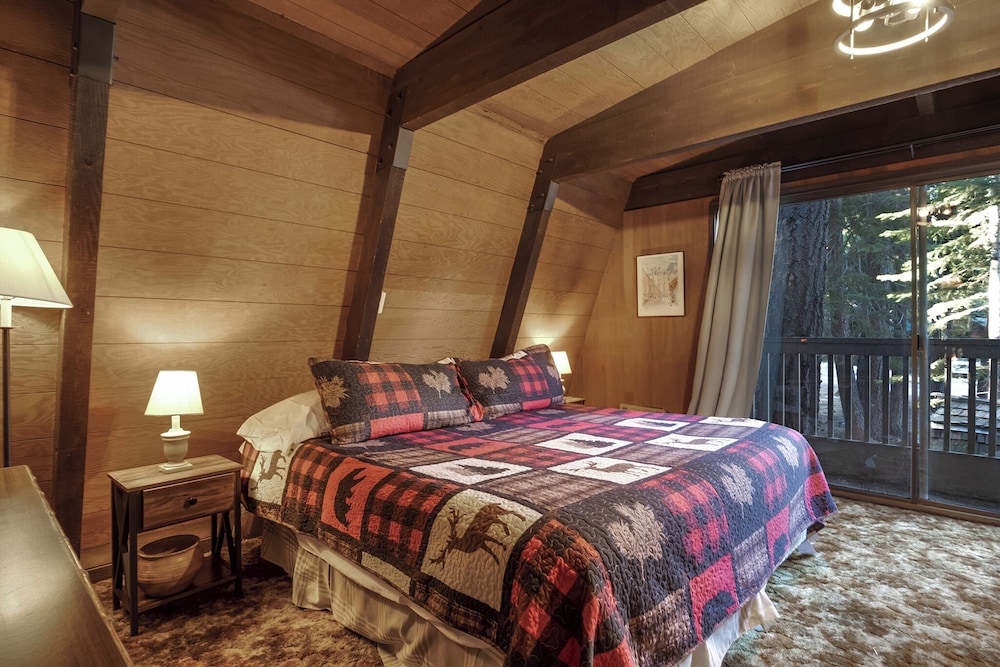A Frame Hideaway | Floor to Ceiling Windows in the Pines