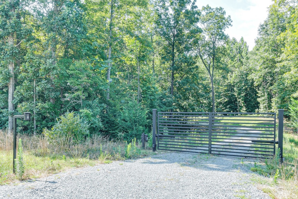 Secluded 18-acre Retreat in Staley w/ Game Room