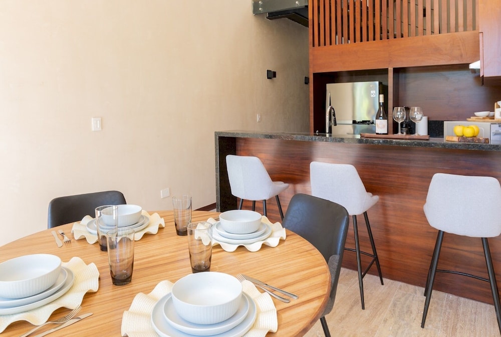 Private Pool Luxury 2 BR Aldea Zama Secure Gated Community Great Wifi view 2