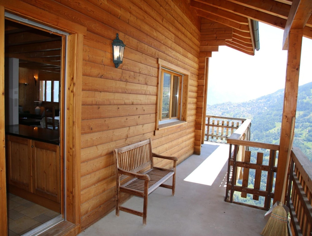 Chalet Nestled in Mountains and Garden