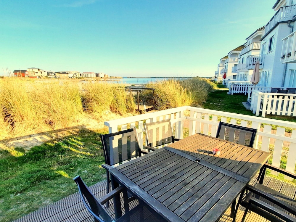 Haus in Olpenitz mit Strand und Meerblick