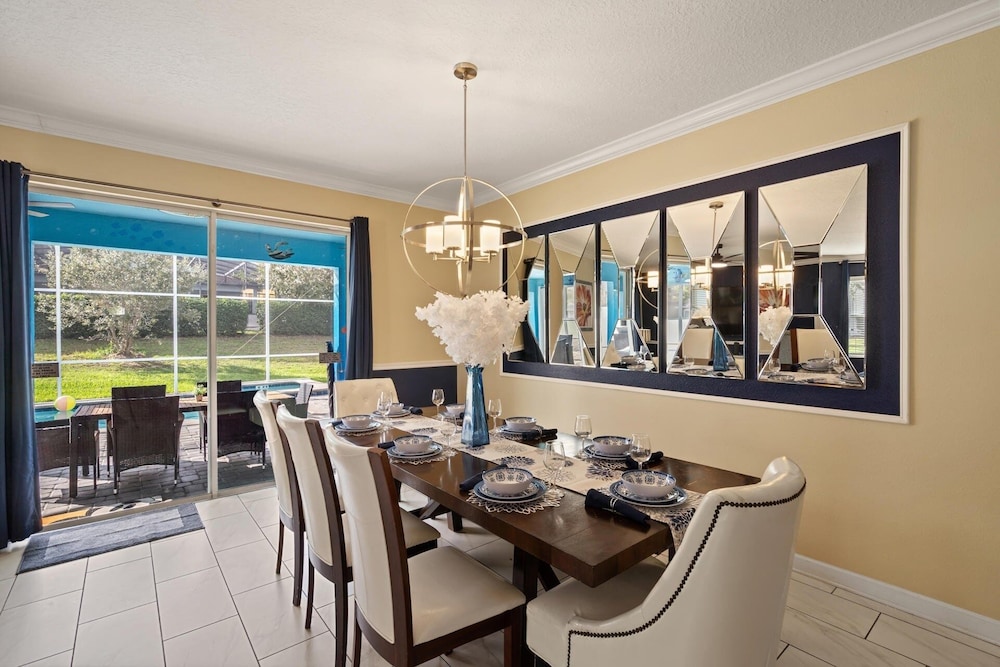 Championsgate Resort Vacation Pool & Spa Home With Resort Clubhouse Amenity Access 8 Bedroom Home