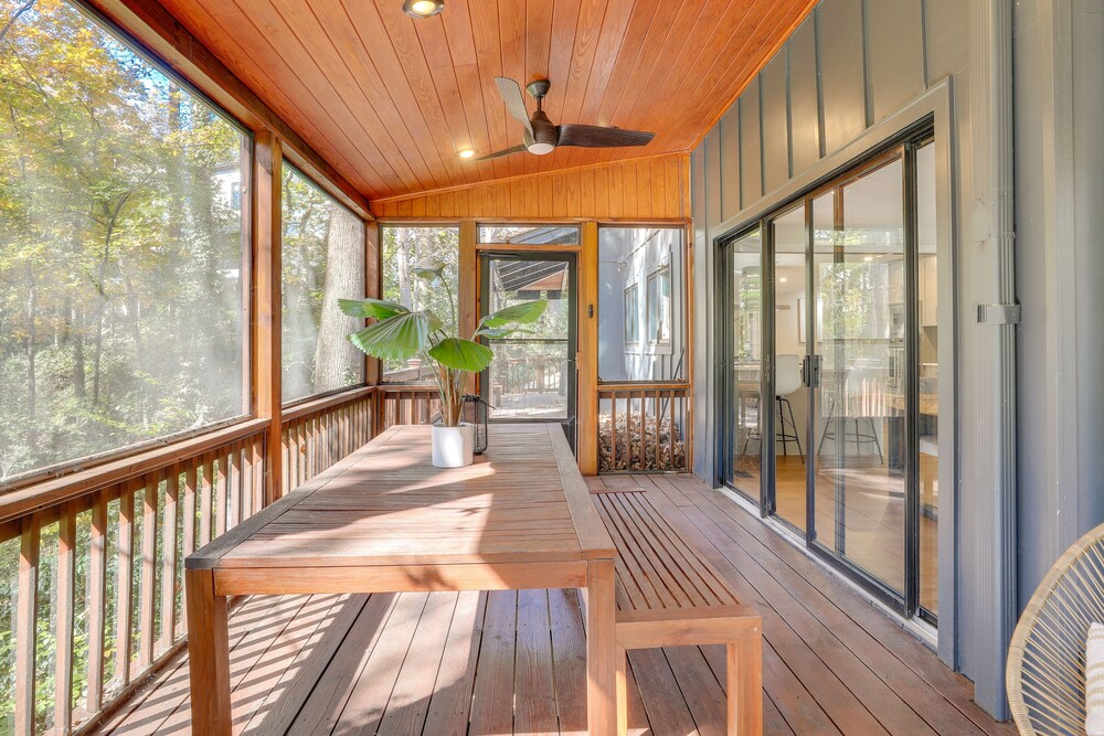 Mid-century Modern Luxe Retreat w/ Hot Tub & Decks view 4