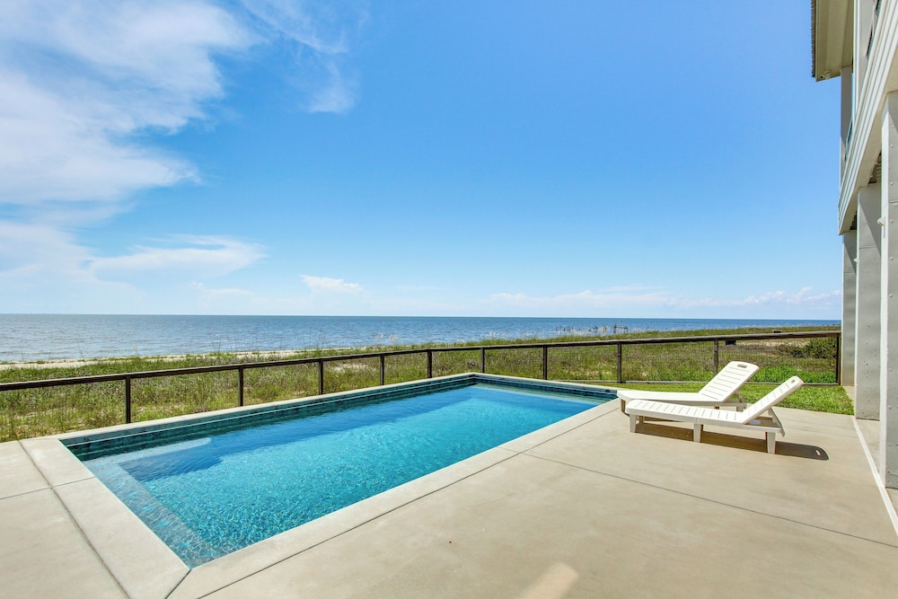 Luxury Beachfront Living! Epic Ocean Springs Home