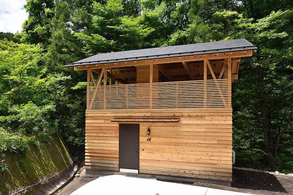 Onsen Glamping Shima Blue view 2