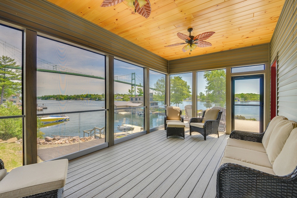 Hot Tub Dock: Waterfront Wellesley Island Home! - Property Image 11