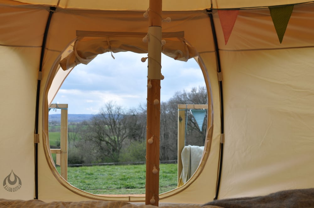 Lovely Spacious Lotus Bell Tent in Shaftesbury, UK view 2