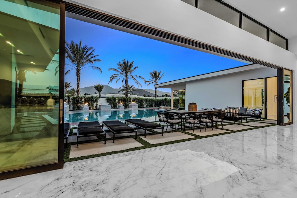 Sleeps 17 Pool & Pickleball Sun-kissed Desert Escape Bravo Villa #1 by Avantstay