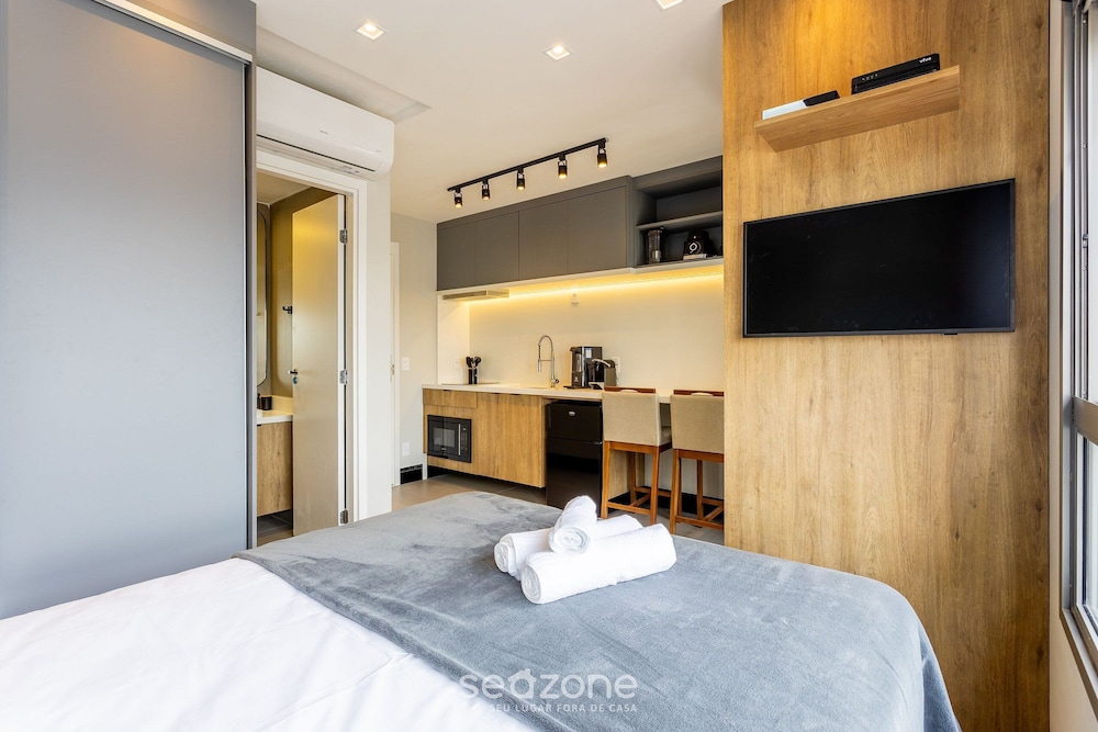Modern Apartments With Fitness Area and Coworking in the Best Location of Pompeia, SP - DIO