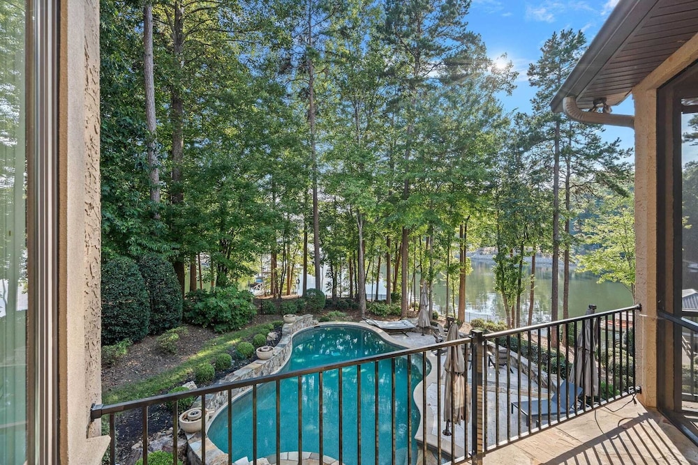 Livin' Large Lake Norman Estate w/ Pool, Dock, Game Room & Scenic Views