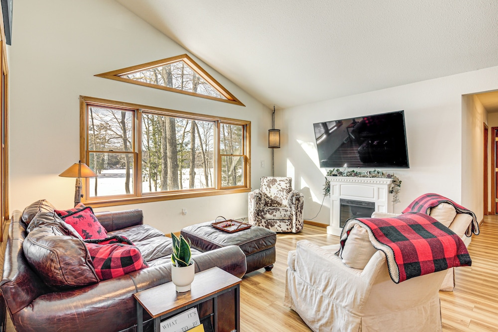 Lakefront Home w/ Private Beach in Rhinelander!