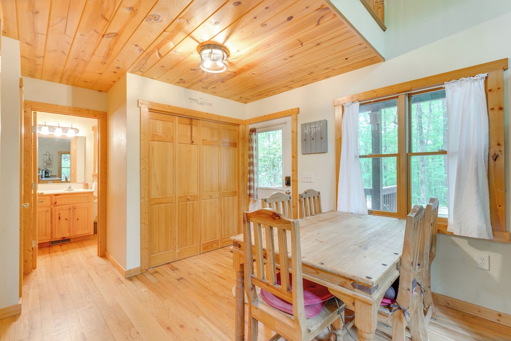 Game Room & 3-story Deck at Lake Hiwassee Hideaway
