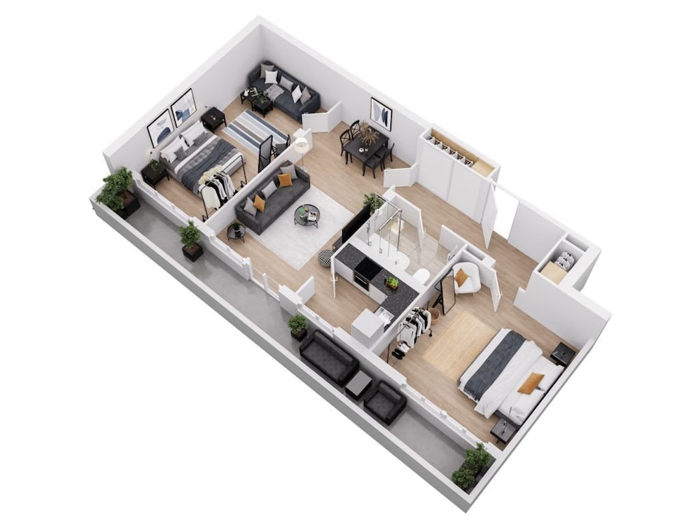 Lucern 2-br Flat w Netflix Top Location