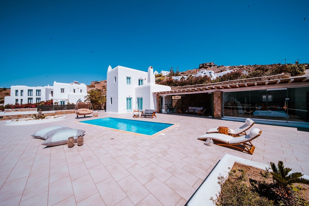 Mykonos Villa Sympatico Private Pool Sea Vistas
