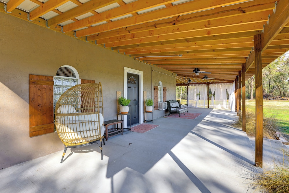 Private Patio w/ View: Peaceful Trenton Home