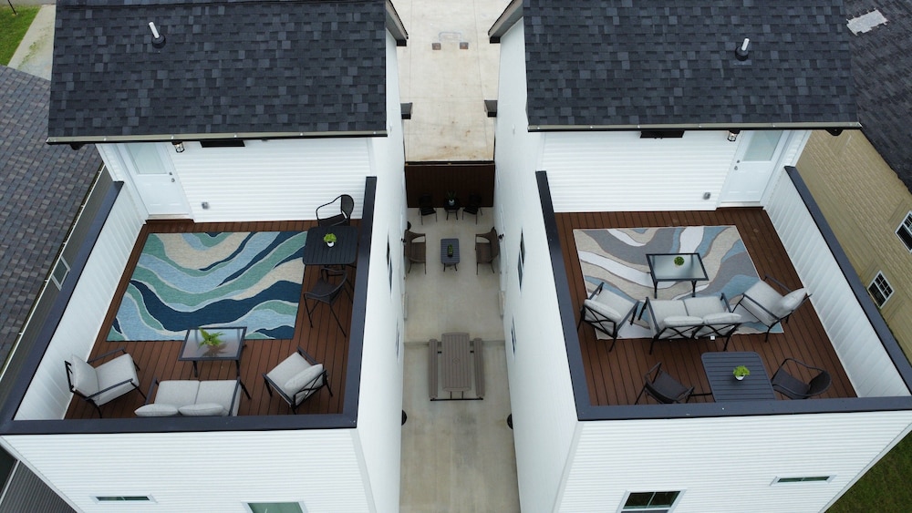 Urban Rooftop of Downtown