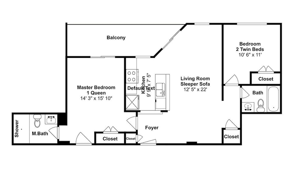 Renaissance Tower 0214 2 Bedroom Condo