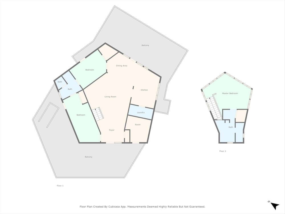The Blue Pentagon 3 Bedroom Home