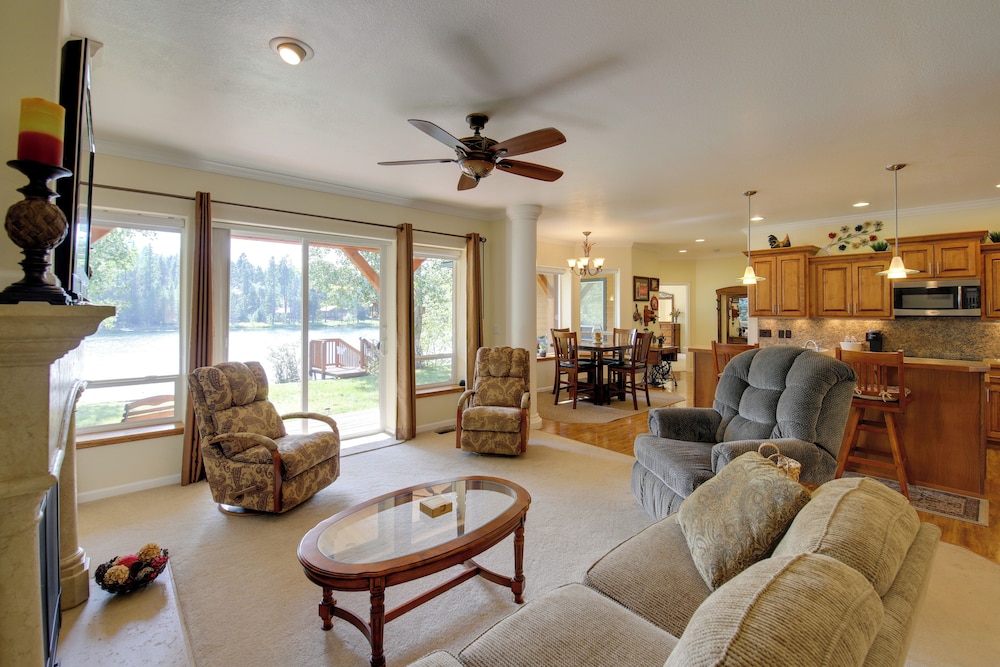 Clark Fork Riverfront Home w/ Dock!