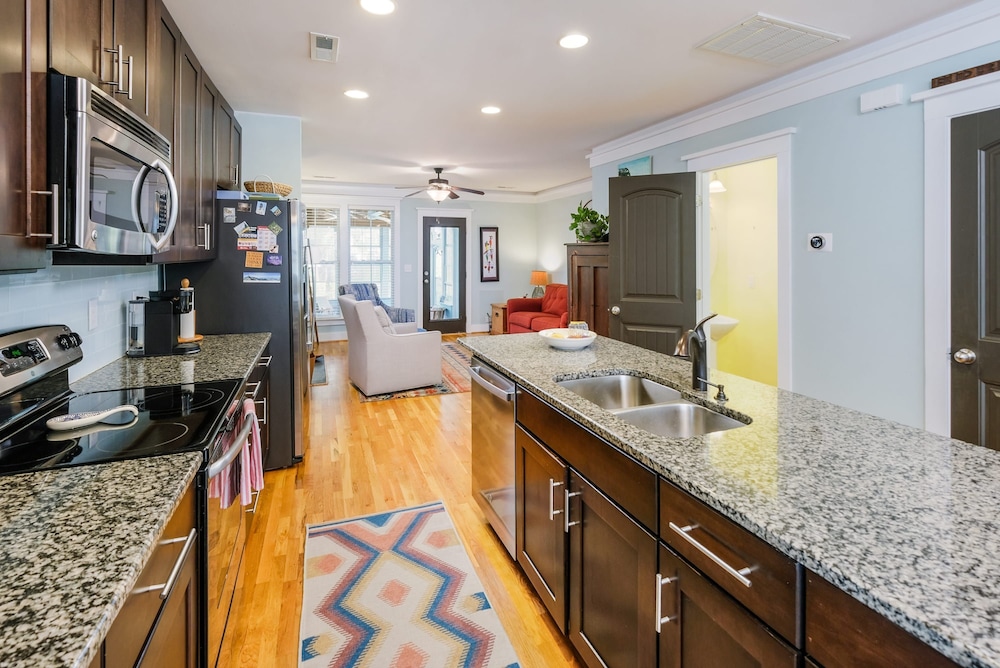 Eclectic 3BR Steps to Main Street With a Patio view 4