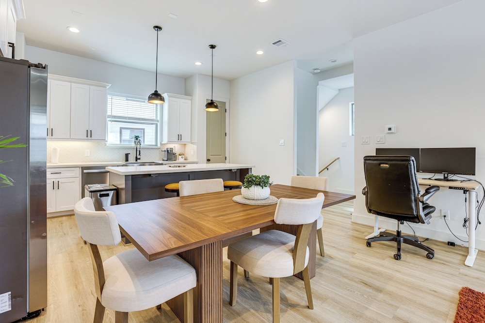 Your Houston HQ! Modern Unit w/ Yard & Workspace