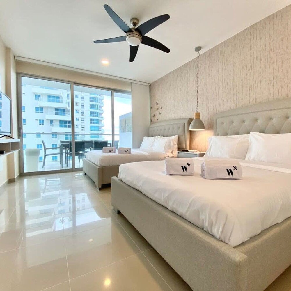 w Stunning 2BR w Pool n AC in Sunny Cartagena