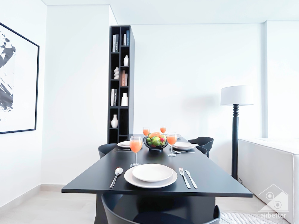 Cozy 1BR With Balcony & Views in Azizi Fawad